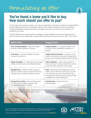 formulating an offer- Aiosa Realty